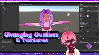 Changing Vroid Outlines and Textures in Unity