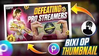 Make This Viral Thumbnail Like @TheBixiOP   In PicsArt 🔥