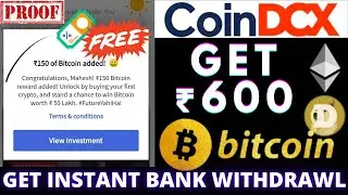 CoinDCX Refer & Earn Loot 🔥 Singup Free ₹600, Per Refer ₹100 🤑 Withdraw instantly in bank account