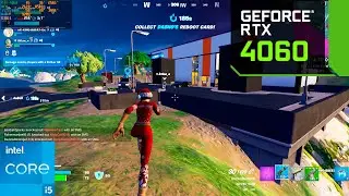Fortnite Chapter 5 : RTX 4060 + i5-12400F : 1080p Performance Mode
