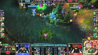 [Worlds 2014] SHR vs EDG - The Elusive Pink Ward