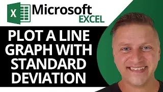 How to Plot a Line Graph with Standard Deviation in Excel | Excel Tutorial 2024