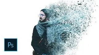 How to create particle dispersion effect | Photoshop Tutorial CS6/CC | Hindi