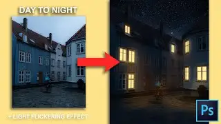 Day to Night with light flickering effect!