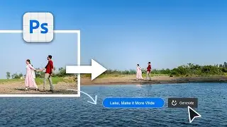 Photoshop AI Generative Fill | Pre Wedding Photo Editing | Photoshop Beta 2023