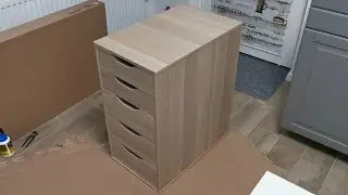 Assembling IKEA furniture - ALEX - Drawer unit