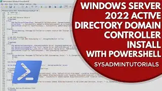 HOW TO install Windows Server 2022 DOMAIN CONTROLLER | For The Beginner