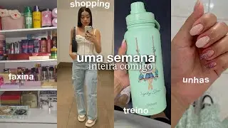 VLOG: UMA SEMANA COMIGO | faxina no quarto, treino, compras, cinema, unhas e etc… 🤍