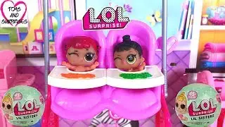 Видео для девочек Куклы ЛОЛ Сюрприз LOL Surprise Dolls Lil Sisters Детский сад с Барби