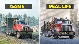 All New DLC Trucks Game VS Real Life Comparison in SnowRunner You Need to Know