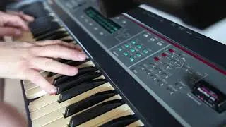 Ensoniq SQ-80 Polyphonic Aftertouch Demo