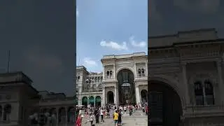 Милан - площадь Дуомo.           Milano Duomo