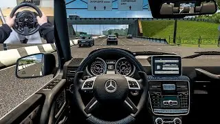 Mercedes Benz G65 AMG W463 - City Car Driving [Steering Wheel Gameplay]