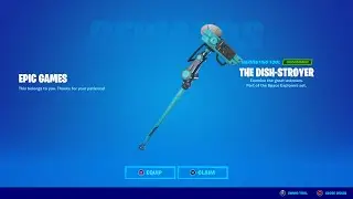 HOW TO GET THE DISH-STROYER PICKAXE IN FORTNITE! (GeForce Now)