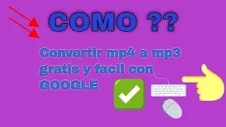 Convertir gratis y fácil MP4 a MP3💻🖱🔎