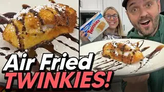 You gotta try this! *Stuffed Air Fried Twinkies*