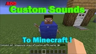 How To Add Custom Sounds to Minecraft! Using a Resource Pack - Minecraft Tutorial