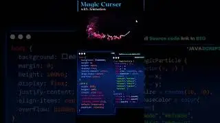 Magic cursor animation using 