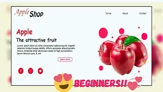 How to make a 🤩website for Beginners using HTML and CSS | Website using HTML and CSS