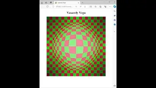 Using JavaScript and SVG to create a design inspired by Victor Vasarely's Vega