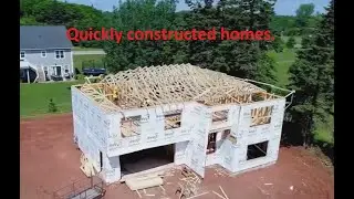 Quickly constructed homes