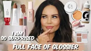 FULL FACE OF GLOSSIER | I AM SO SURPRISED | WHAT'S WORTH IT, WHAT'S NOT