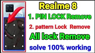 Realme 8 hard reset | Format lock | how to unlock password Realme 8 2021