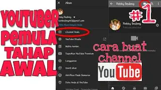 Gampang dan simple untuk pemula!! Cara membuat channel youtube pake hp