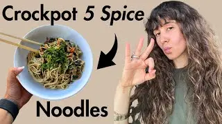 Slow Cooked Veggie 5 Spice Noodles | A Flavor-Packed Plant-Based Delight 🌱