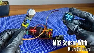 How to use the MQ2 sensor with Microbit board | Gas Level monitoring system with MicroBit #microbit