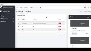 Mobile App Builder - Display Product List via RESTful API