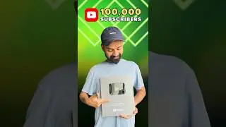 🎁 Silver Play Button Unboxing - #100k Special Award