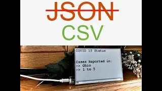 CDC changed the format for the COVID 19 data - from JSON to CSV