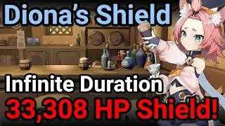 Maximizing Dionas Shield with Infinite Duration! Build and Guide - Genshin Impact