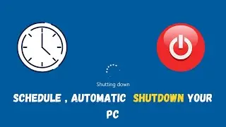 How to set pc/laptop Auto shutdown & schedule in windows 10 | AGM PANDAS | 2021