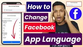 How to change facebook app language | facebook me language kaise change kare