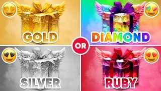 Choose Your Gift! 🎁 Gold, Diamond, Silver or Ruby 💛💎🤍💖 How Lucky Are You? 😱 Quiz Shiba