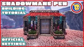 Ark: Genesis 2 - How To Build A Shadowmane Pen | Building Tutorial | Official Settings