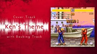 Street Fighter II Ken's Theme Metal Guitar Cover (+Backing Track)