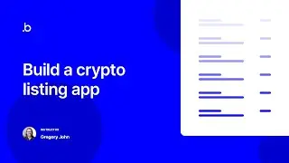 Build a crypto listing app without code | Bubble Tutorial