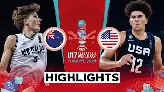 Semi-Finals: New Zealand 🇳🇿 vs USA 🇺🇸 | Highlights | FIBA U17 Basketball World Cup 2024