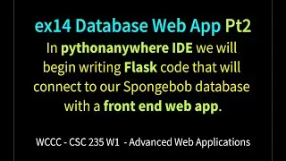 ex14 Database Web App Pt2