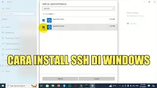 CARA INSTALL SSH DI WINDOWS