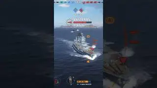 New Mexico Battleship vs Destroyer Duel (WOWL Mobile Gameplay)