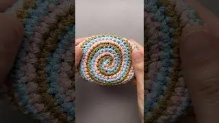 Вязание в 3 цвета 🤔? Все просто #crochet