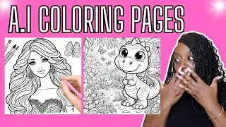 How to create AI COLORING PAGES in MICROSOFT BING | BACK TO SCHOOL IMAGES