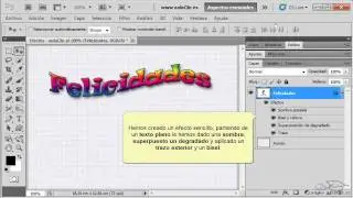 Curso de Photoshop CS5. 9.1. Efectos y estilos de capa.