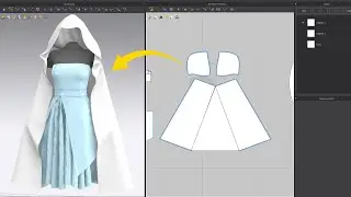 How to make an Amazing Hooded Cape in Marvelous Designer/Clo3D