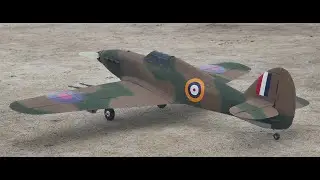 3d LabPrint Hawker Hurricane MkII now painted