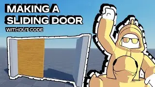 Making a sliding door without code in Roblox